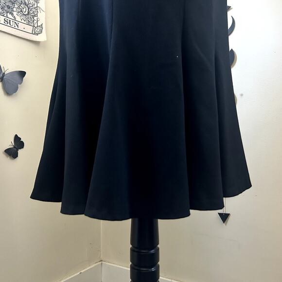 VINTAGE 90's-Y2K Black Midi Skirt - Picture 3 of 7